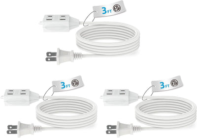 Cable extensión interior 3 pies 3 salidas 13A 16 AWG