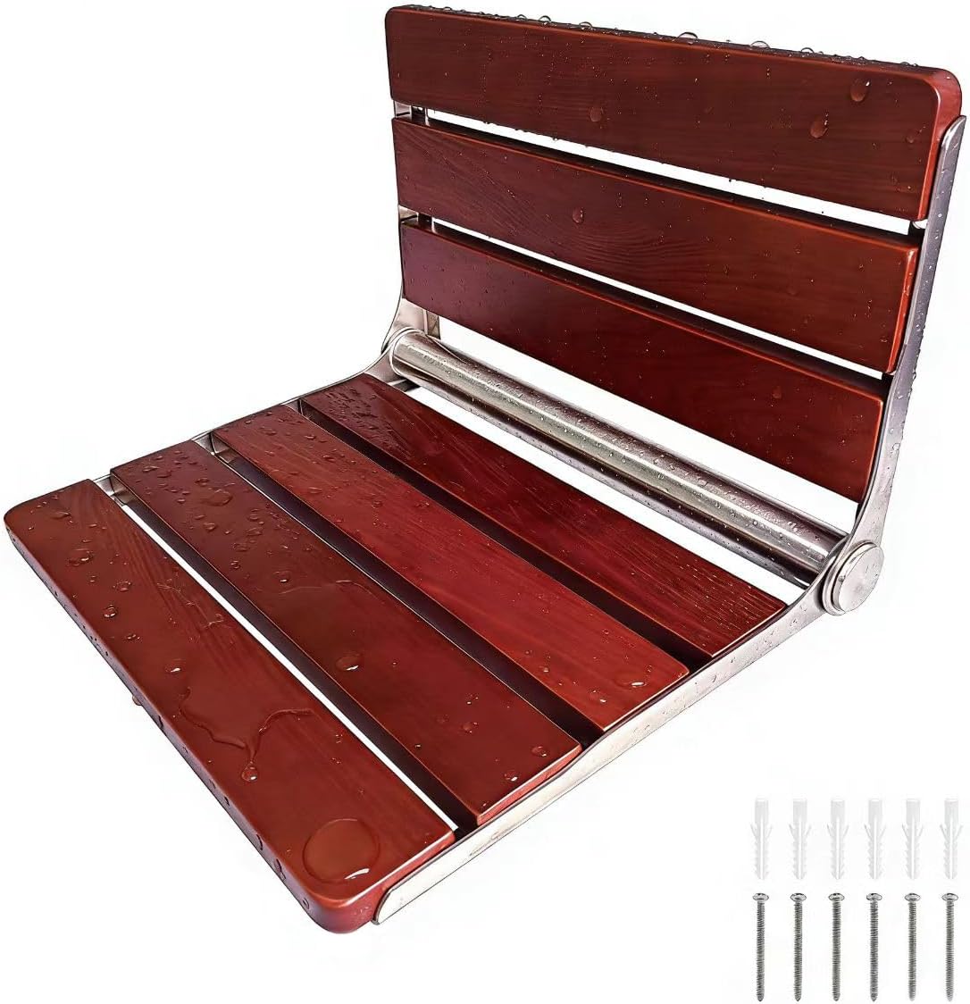 Asiento ducha plegable pared acero inox 316 450lb