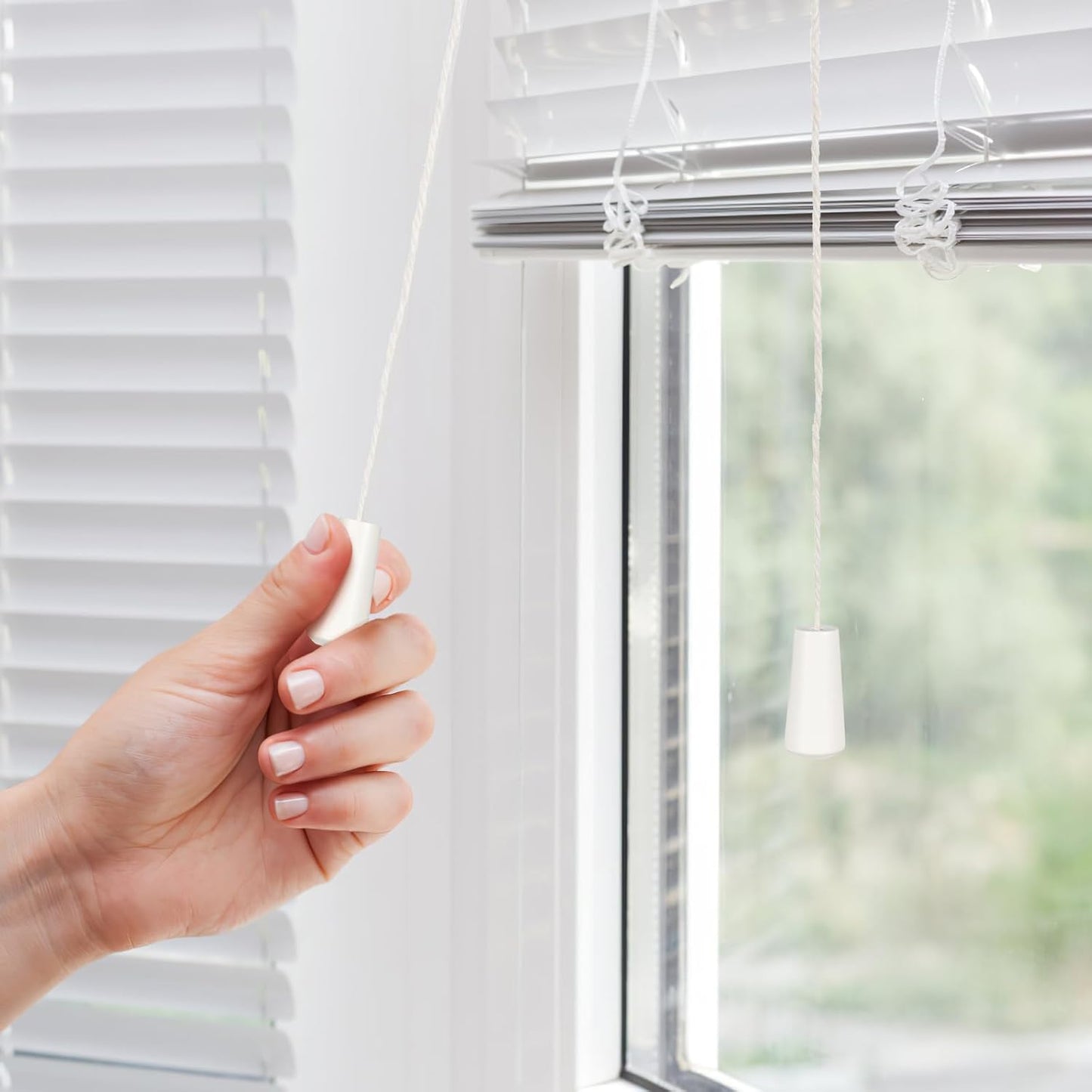 12 Pomos Madera Tiradores Colgar Borlas Decoración Hogar