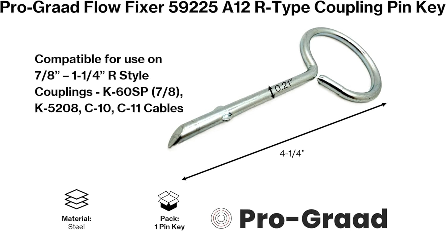 Llave pasador acoplamiento repuesto comp Ridgid K-60SP