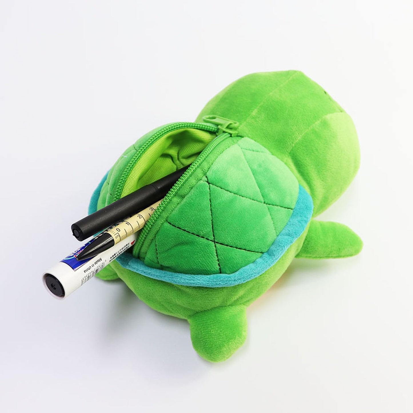 Bolsa maquillaje felpa suave multiusos viaje Tortuga