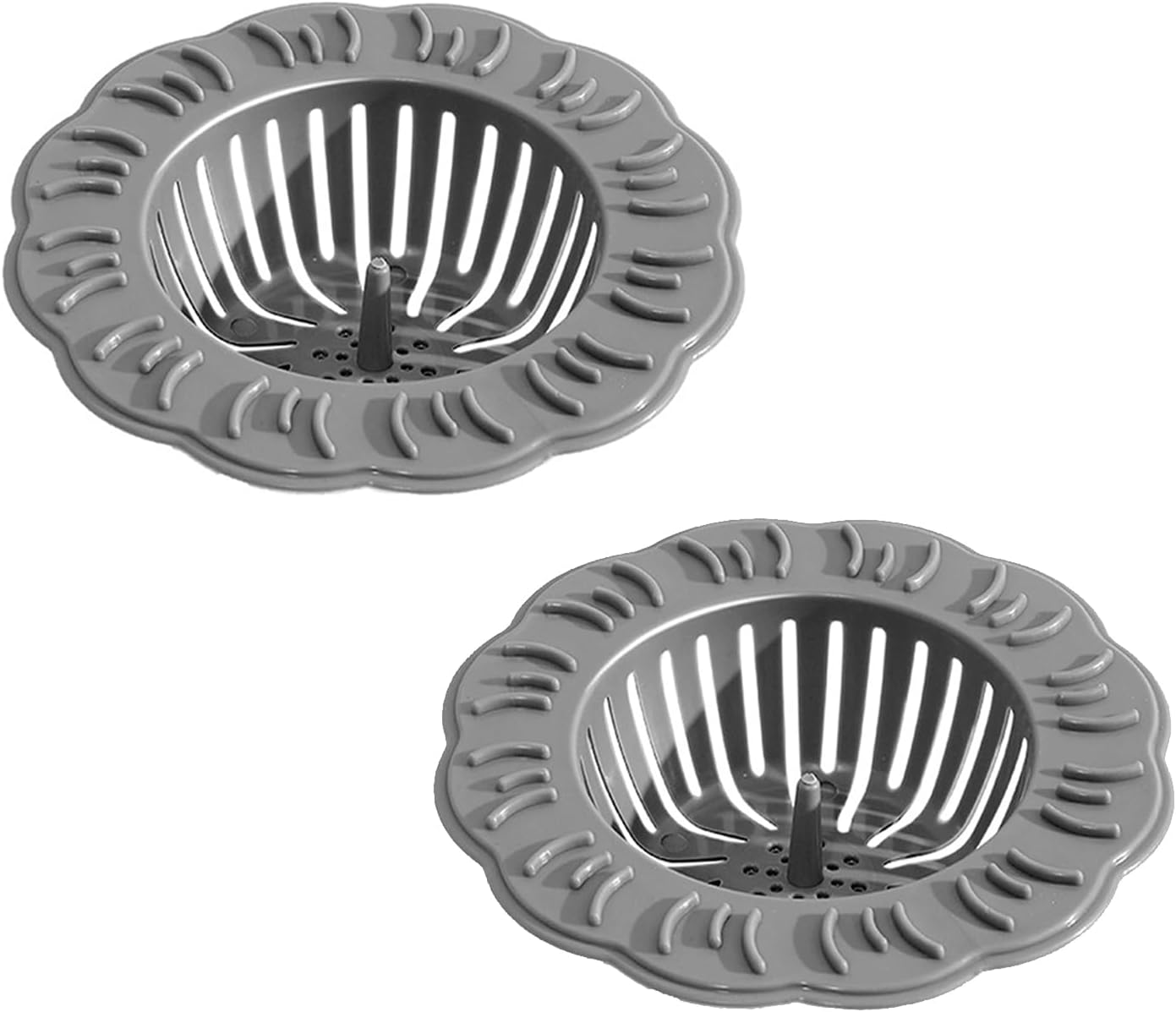 Cesta coladora plástico TPR diseño flor drenaje rápido