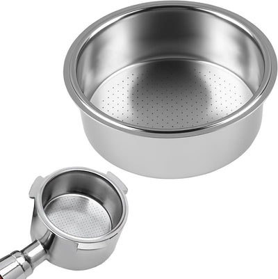 Cesta portafiltros doble acero inox comp para cafetera