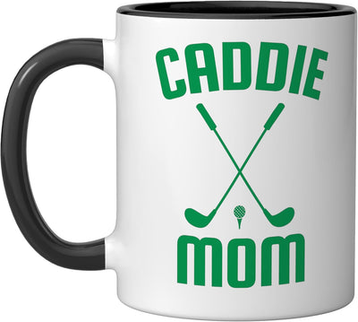 Taza Cerámica para Golf Mamá Negro/Blanco