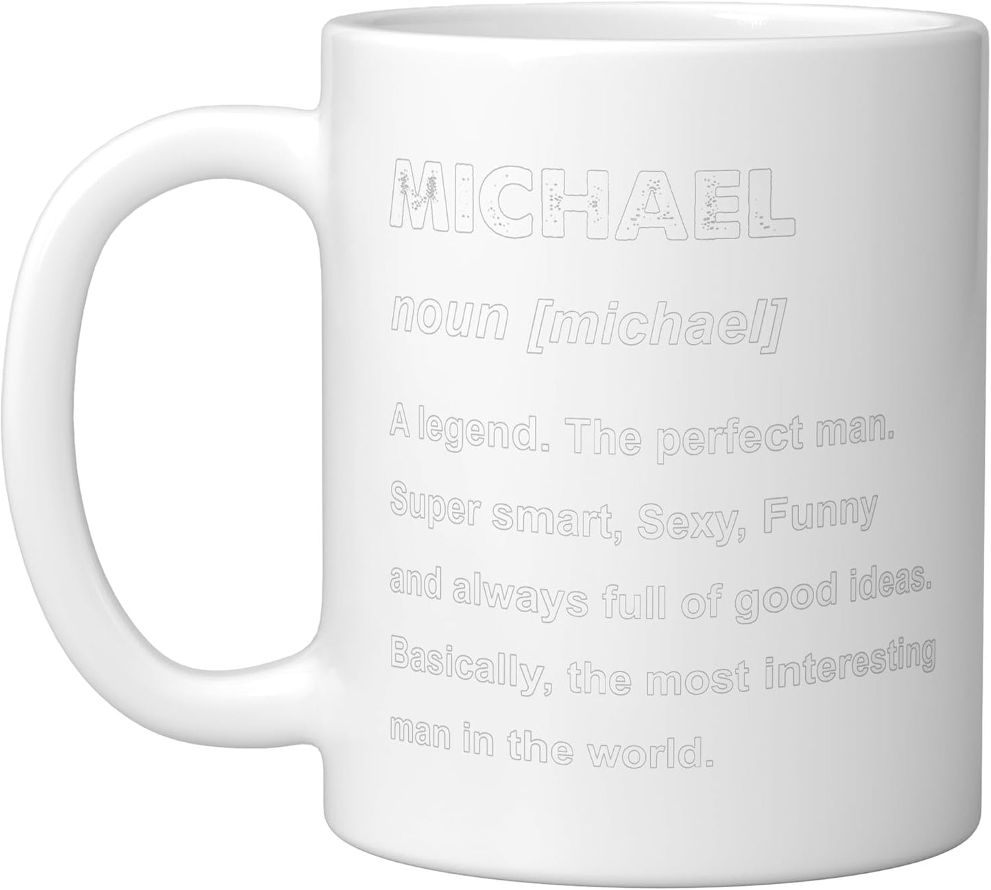 Taza Cerámica para Nombre Blanco