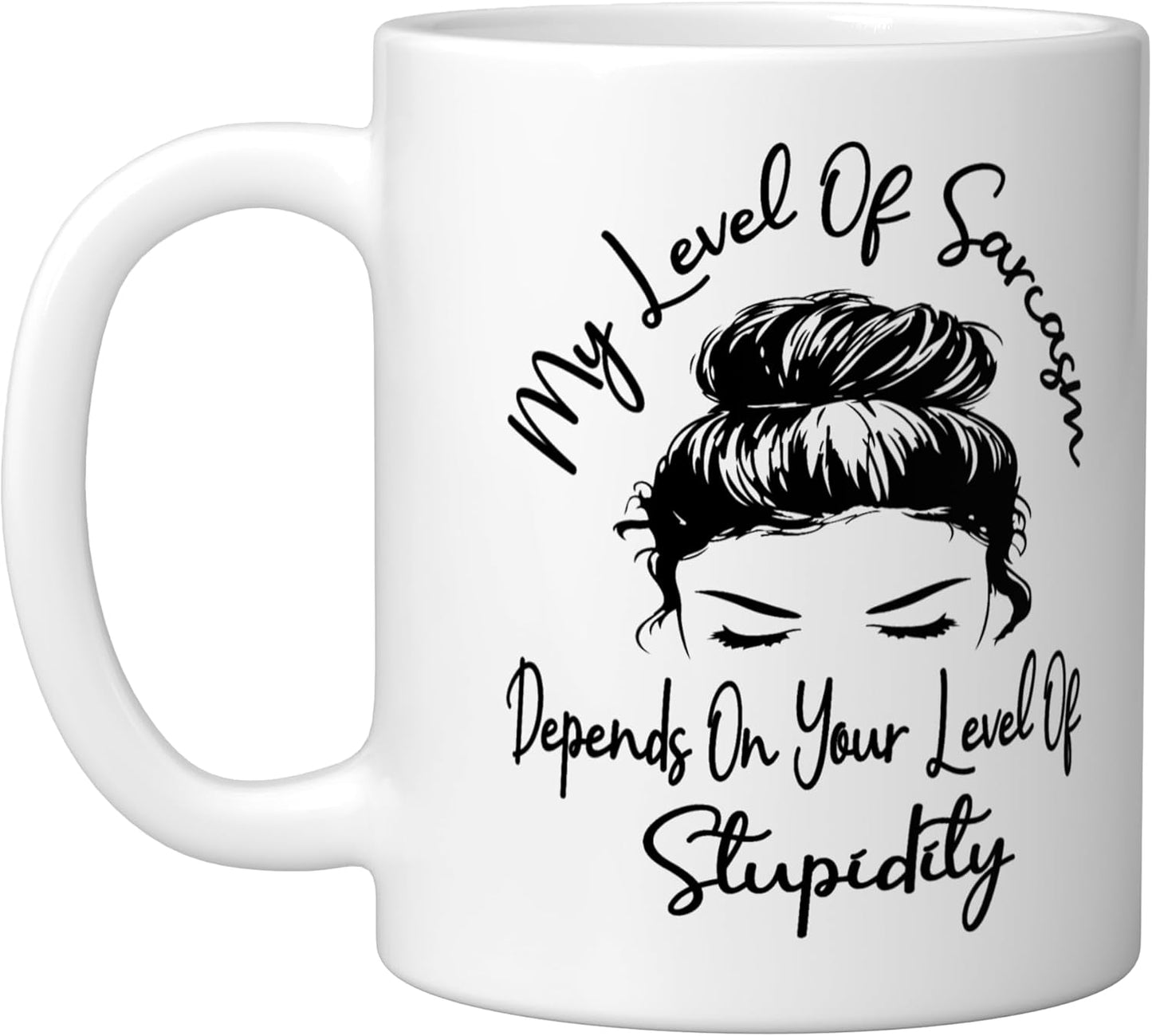Taza Cerámica Humorística Blanca Frase Irónica