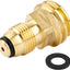 Adaptador tanque propano válvula POL a manguera QCC1