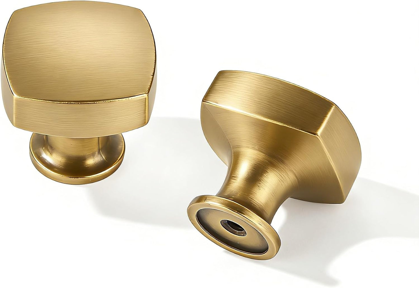 Pack 10 Pomos Bronce Champán Resistente Puerta Armario
