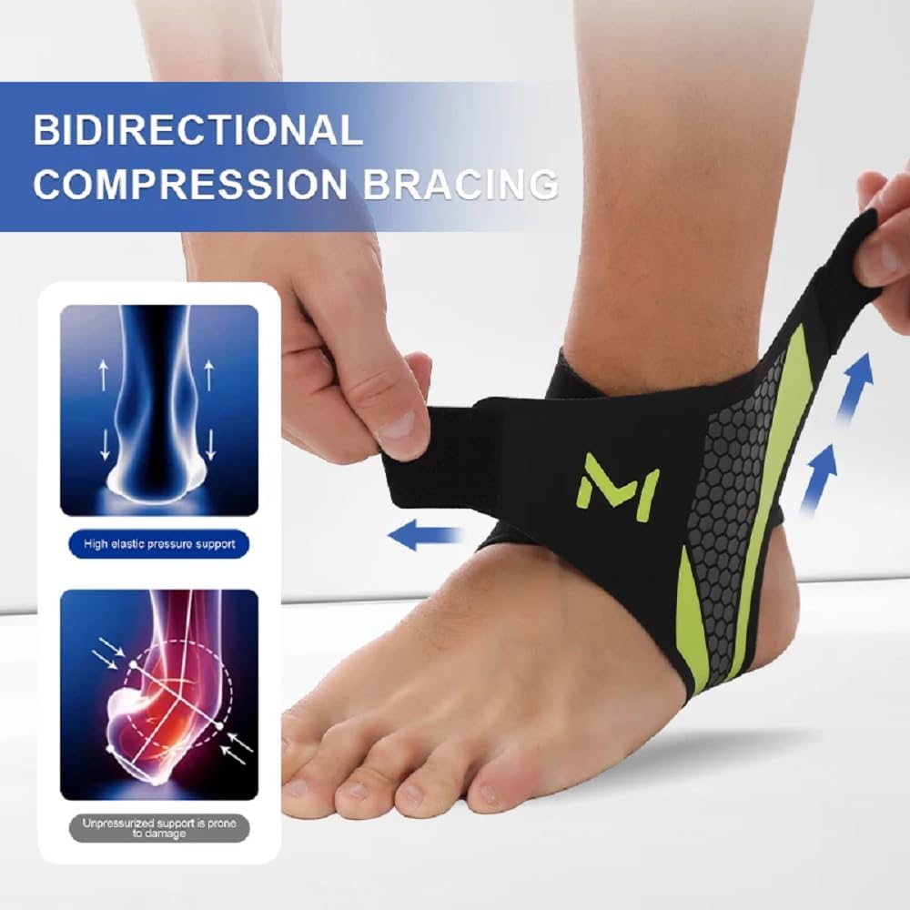 Tobillera compresion transpirable deporte ajustable hombre mujer