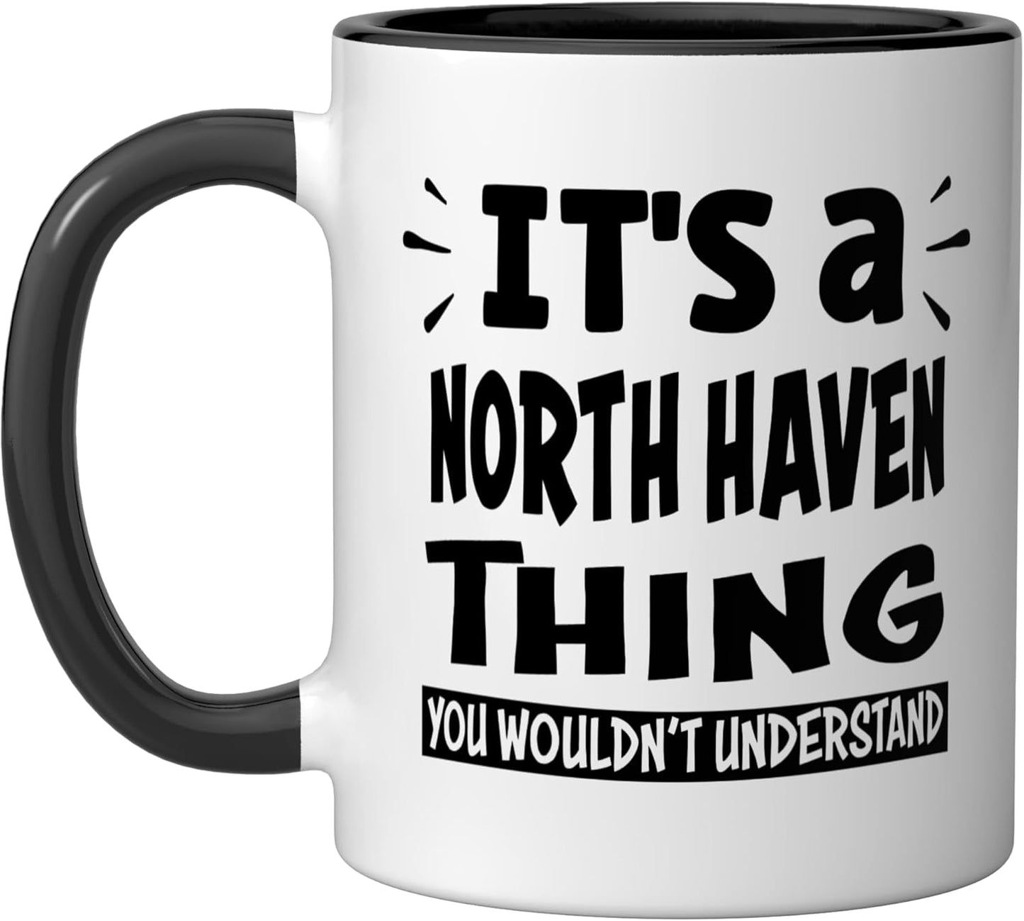 Taza cerámica North Haven Lovers Thing You Wouldn't Understand Negro/Blanco