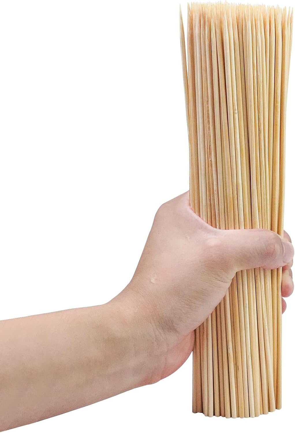 200 Pinchos Bambú 10pulg para Barbacoa Kabob Fiesta