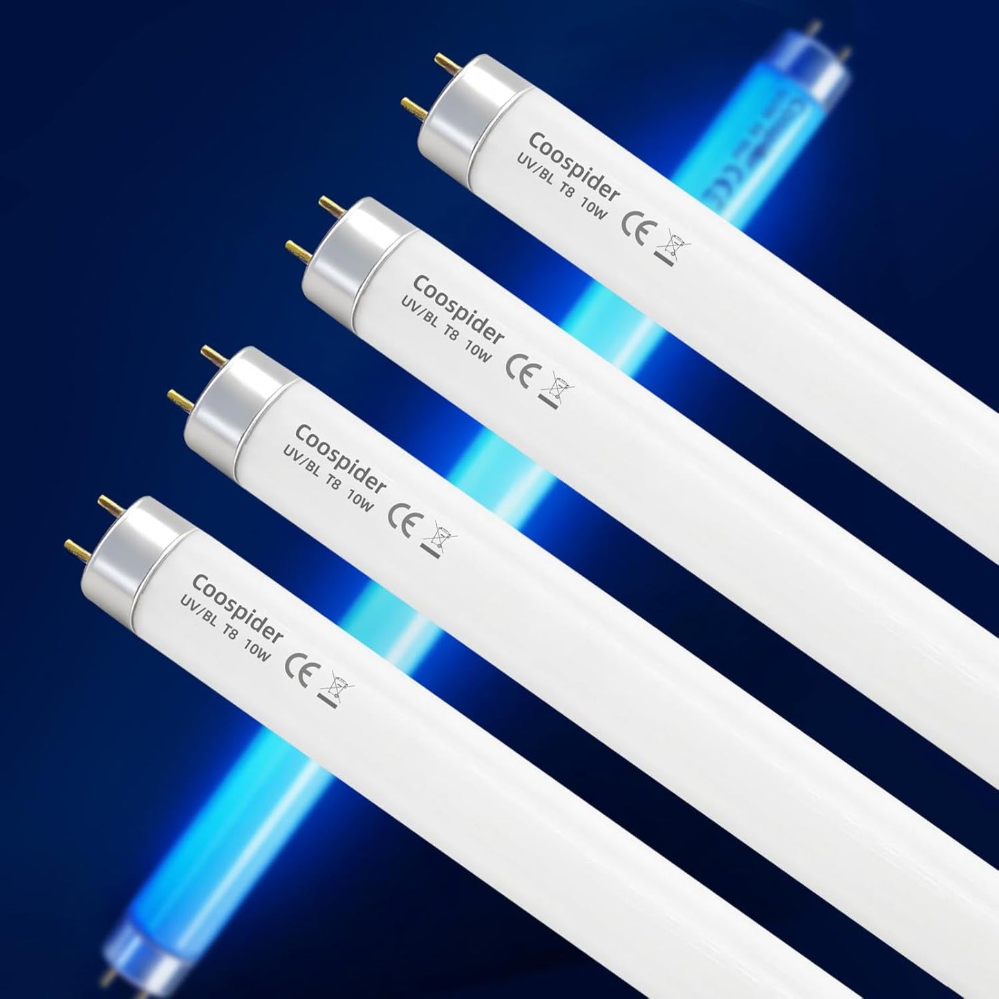 Tubo fluorescente T8 CFL 10W set 4