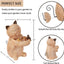 Estatuas gato jardín 12pulg decoración patio Navidad