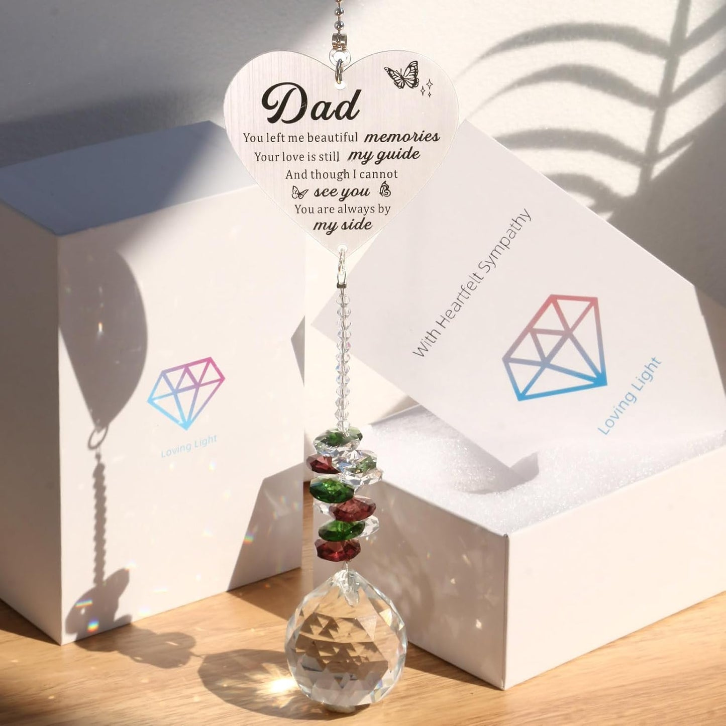 Atrapasoles conmemorativo cristal para decorar ventana