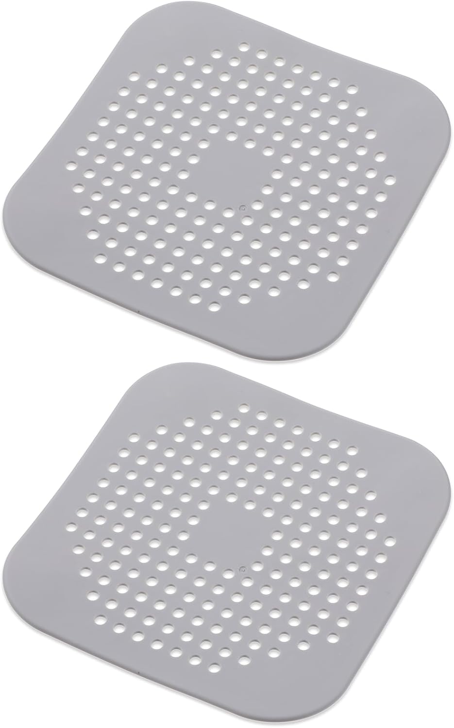 Cubierta drenaje cuadrada 5.7pulg baño cocina gris