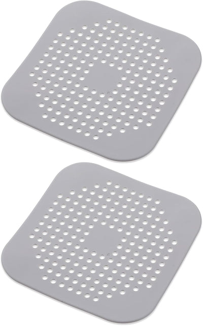 Cubierta drenaje cuadrada 5.7pulg baño cocina gris