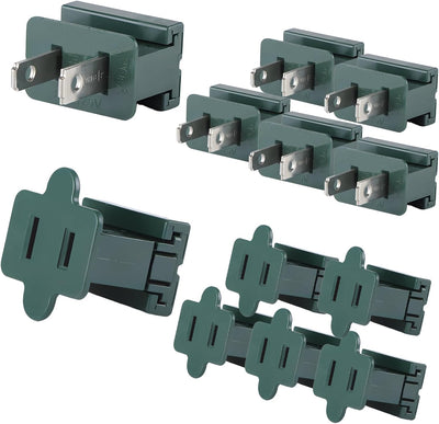 Conector vampiro SPT-1 12 Pzas Verde con Cable Navidad