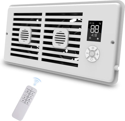 Ventilador HVAC 4x10 pulg silencioso con termostato