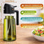 Pulverizador aceite 16oz vidrio verde freidora aire