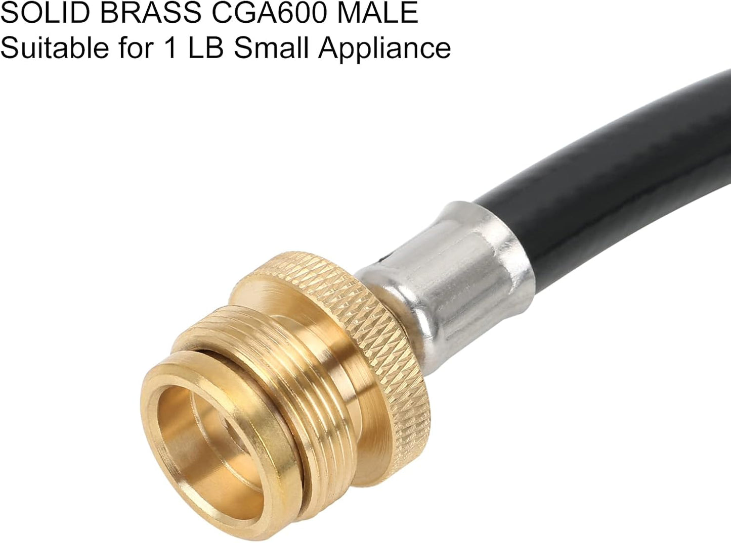 Adaptador manguera calentador con medidor