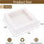 5 Cajas Tartas 12x12pulg Ventana para Galletas Pasteles