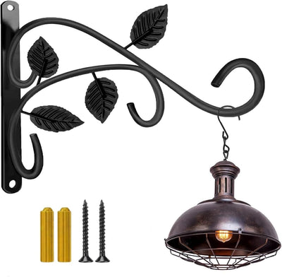 Soporte colgador pared 12pulg metal resistente flores pájaros