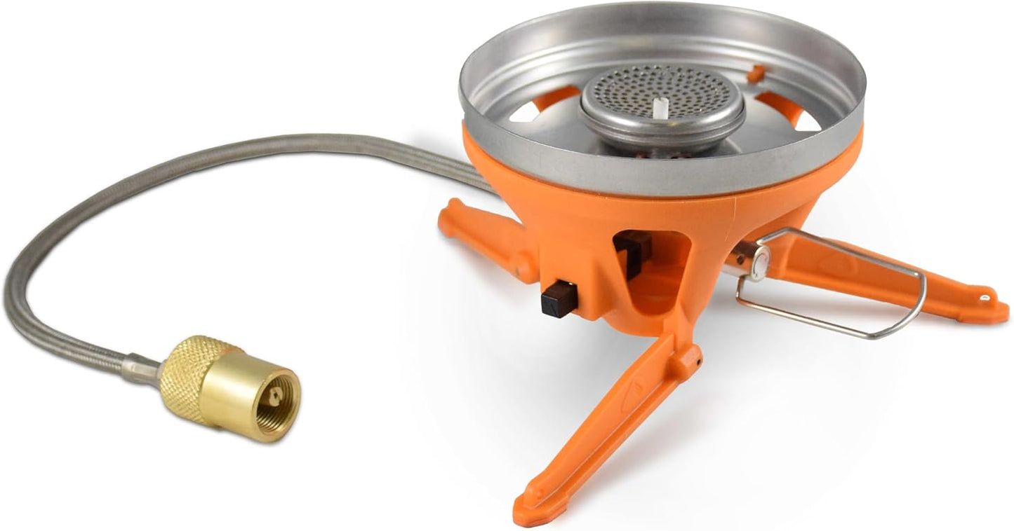 Quemador lateral satélite para Eureka! o Jetlink acampar