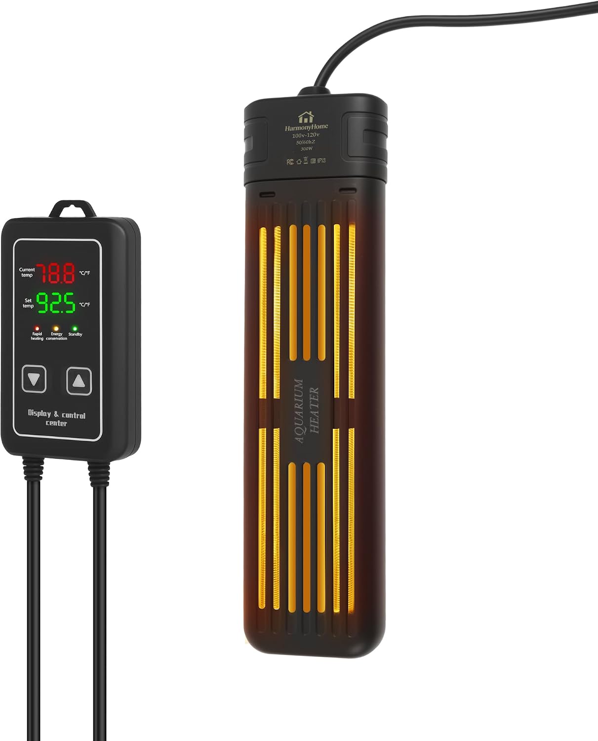 Calentador acuario 300W sumergible tortuga sensor doble