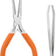 Set 2 Pinzas Hueso Pescado Acero Inox