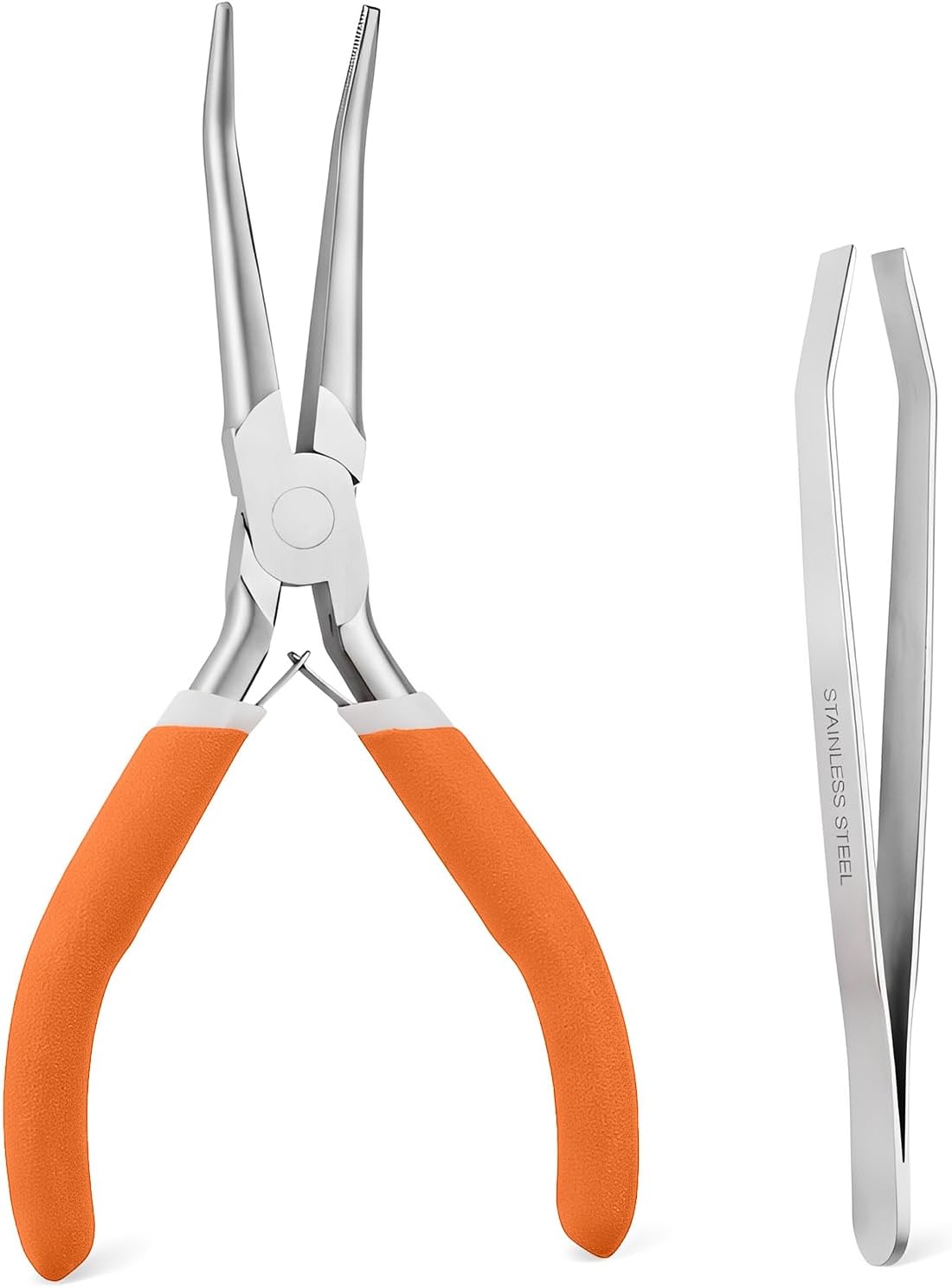 Set 2 Pinzas Hueso Pescado Acero Inox