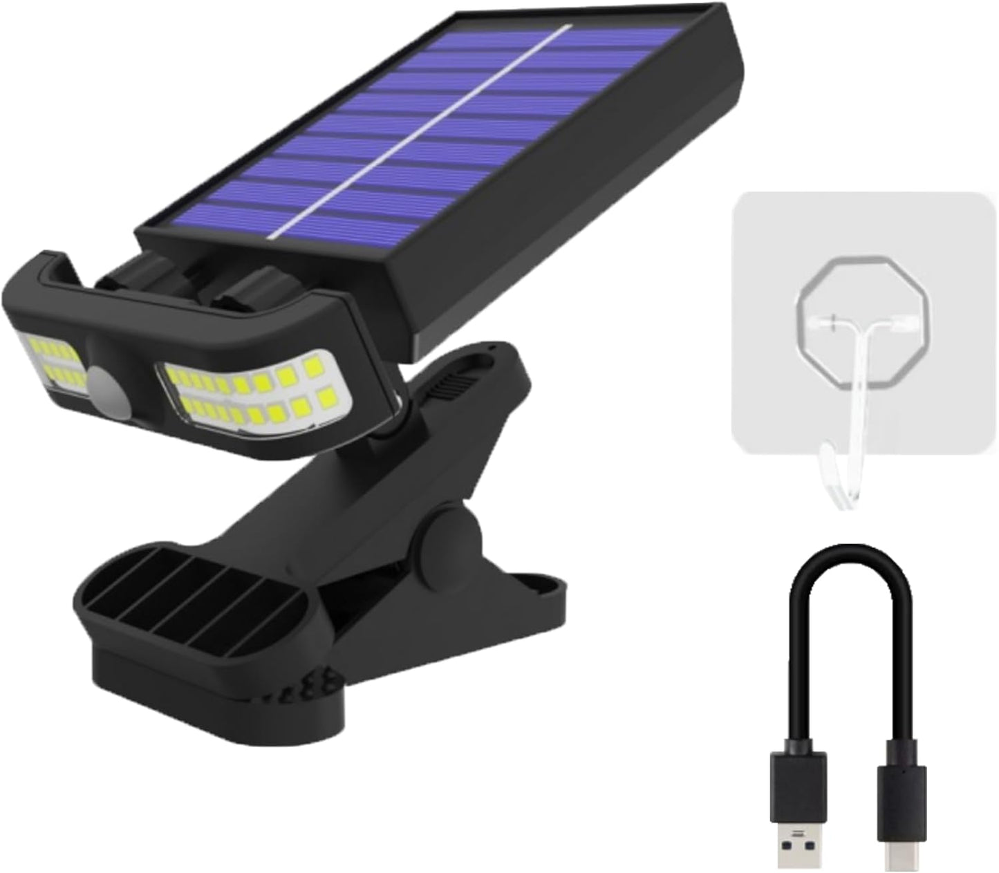 Luz solar pared sensor movimiento ip65 batería ajustable