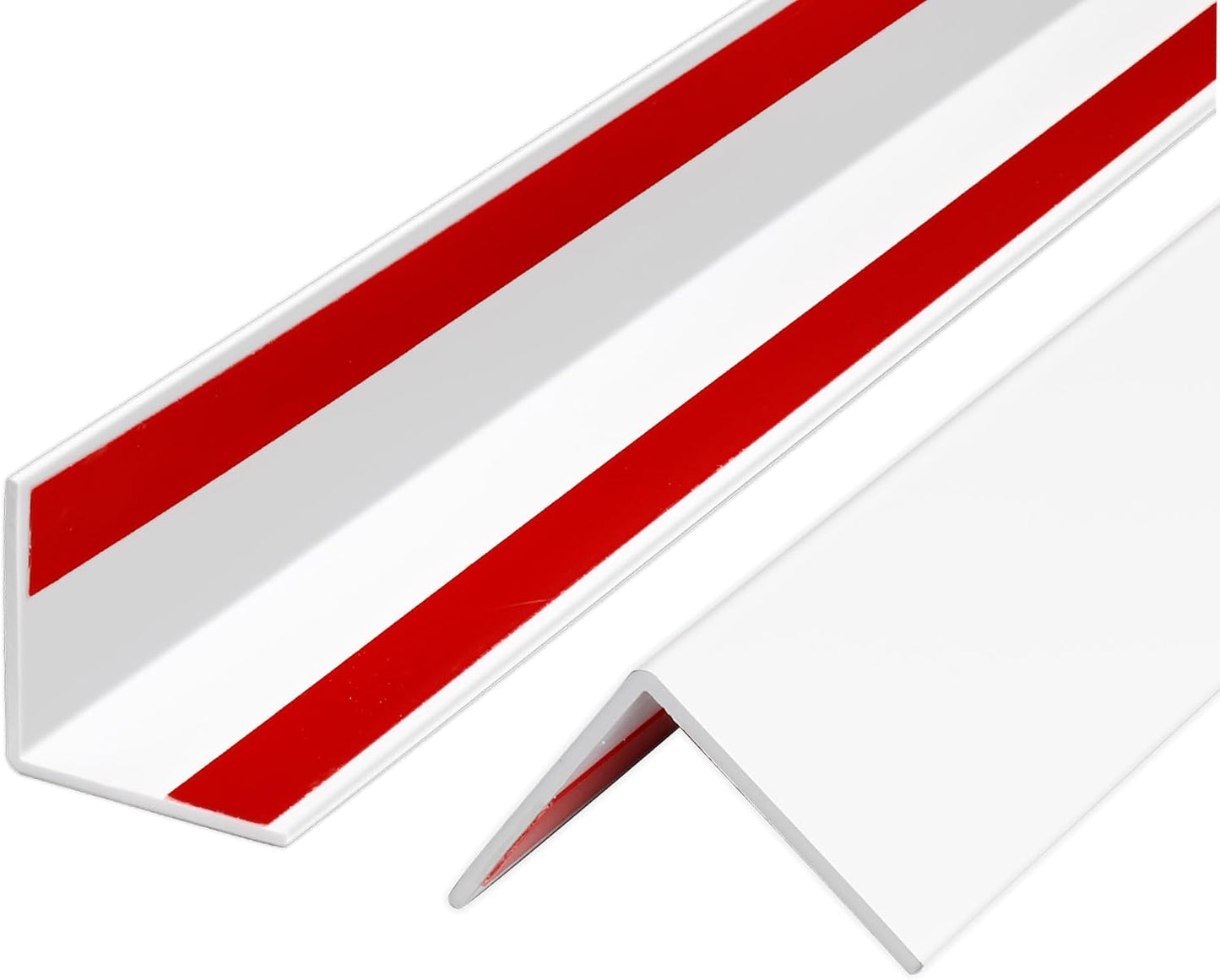 Protector esquina pared PVC autoadhesivo para muebles 1.97x48pulg