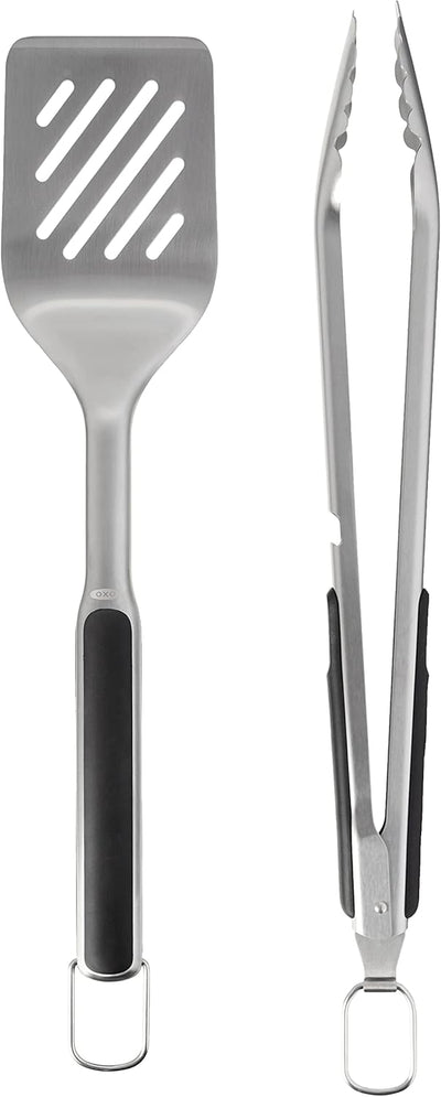 Set 3 pinzas asar parrilla soporte girar color negro
