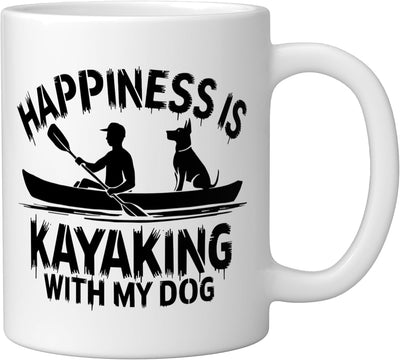 Taza Cerámica para Perros de Aventura en la Naturaleza