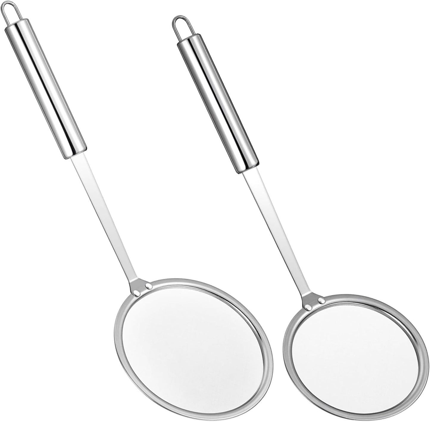 2 Cucharas Espumadera Grasa Acero Inox 3.9pulg