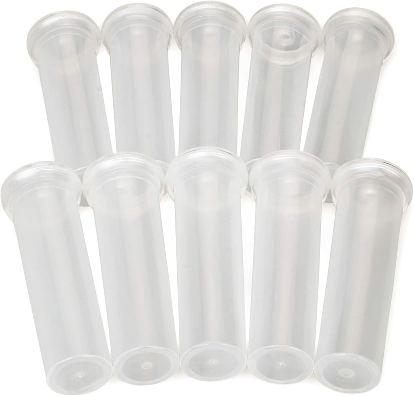 20 Tubos Florales 2.0oz para Arreglos Tallo Algodoncillo