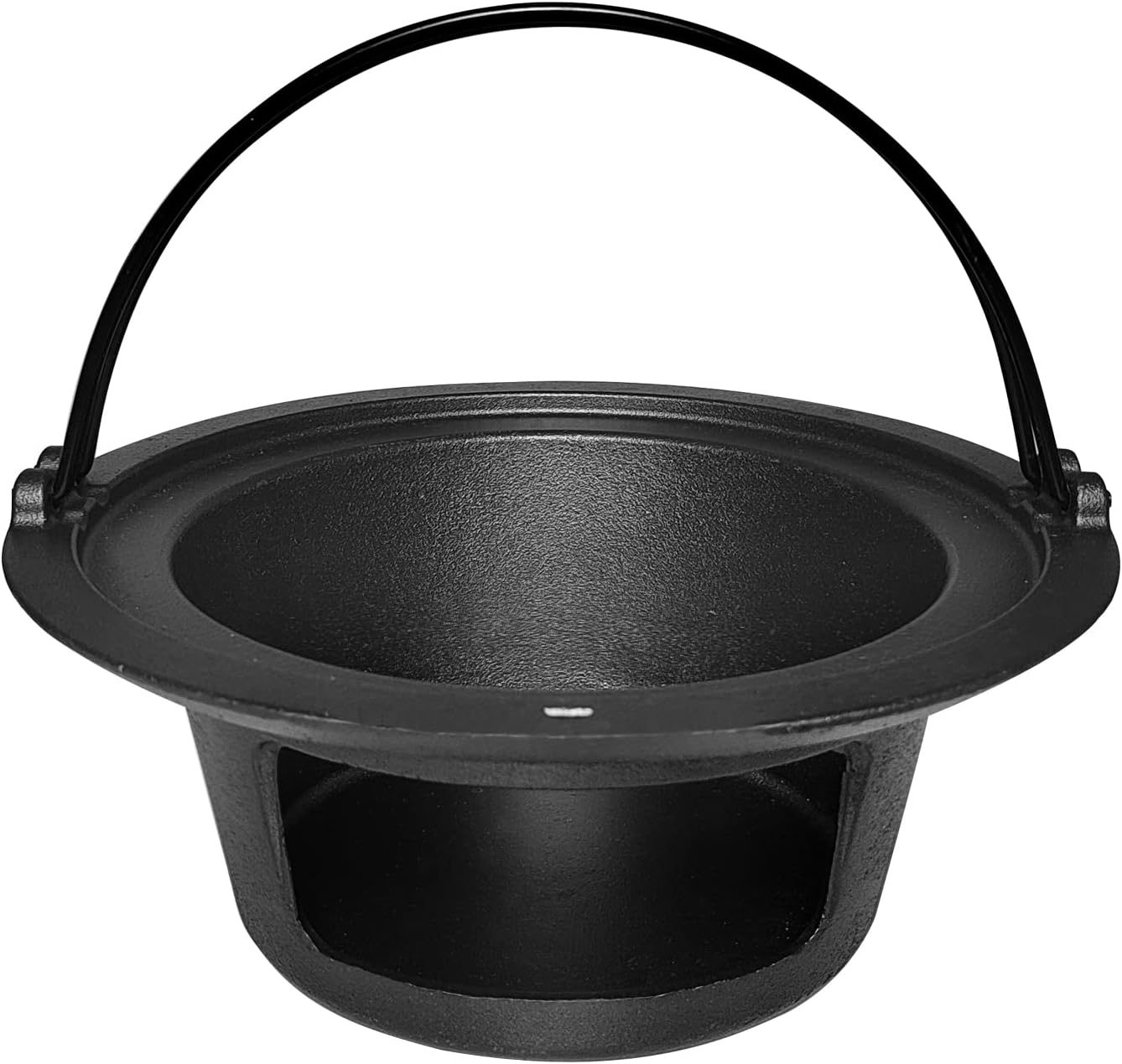 Cesto ceniza hierro fundido asa para kamado huevos verdes