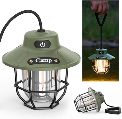 Linterna camping recargable 1200lm 3 brillos modos SOS