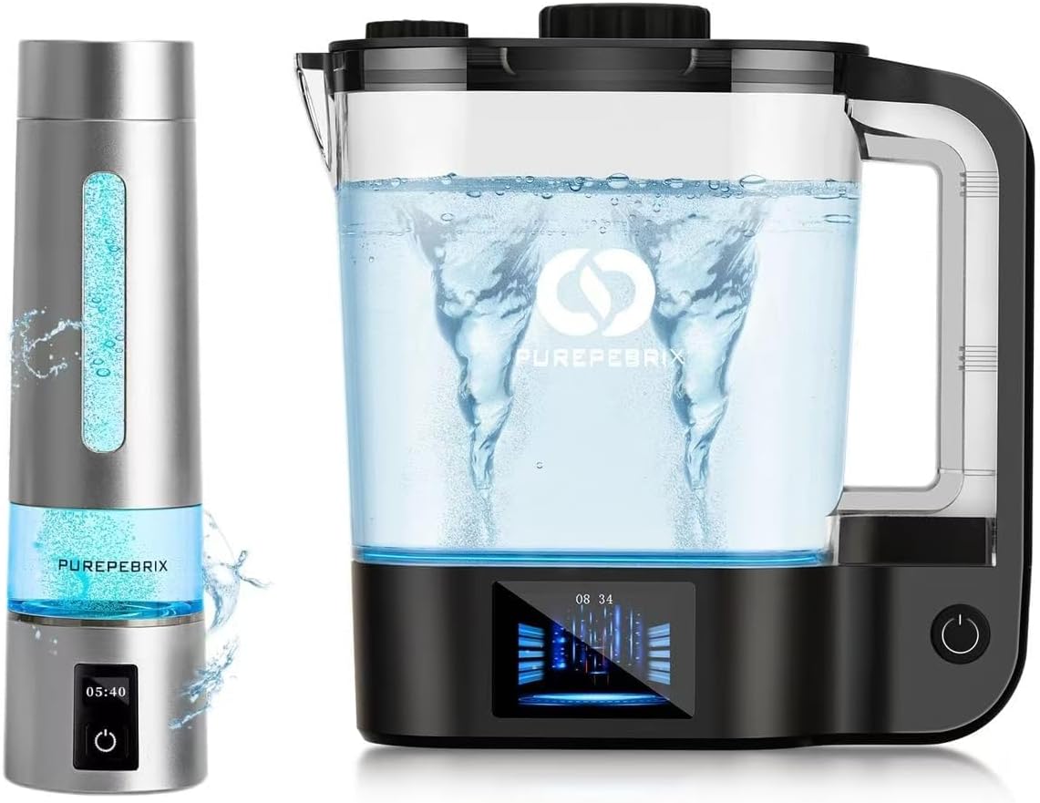 Botella agua hidrógeno set 2