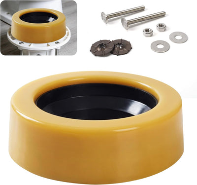 Kit anillos cera inodoro brida pernos universal 3-4pulg