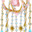 Atrapasoles colgante prisma arco iris decoración