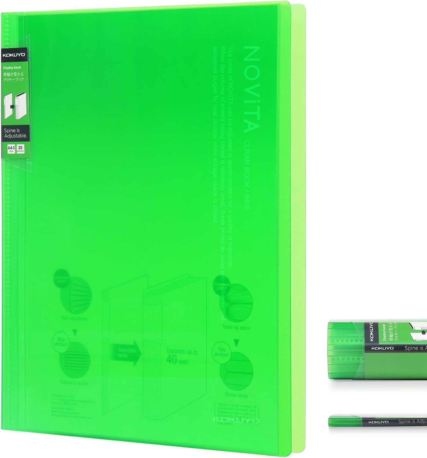 Carpeta 20 bolsillos portafolio A4 expandible