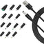 Cable USB a CC 5V con 13 adaptadores USB-C/Micro-USB 3A