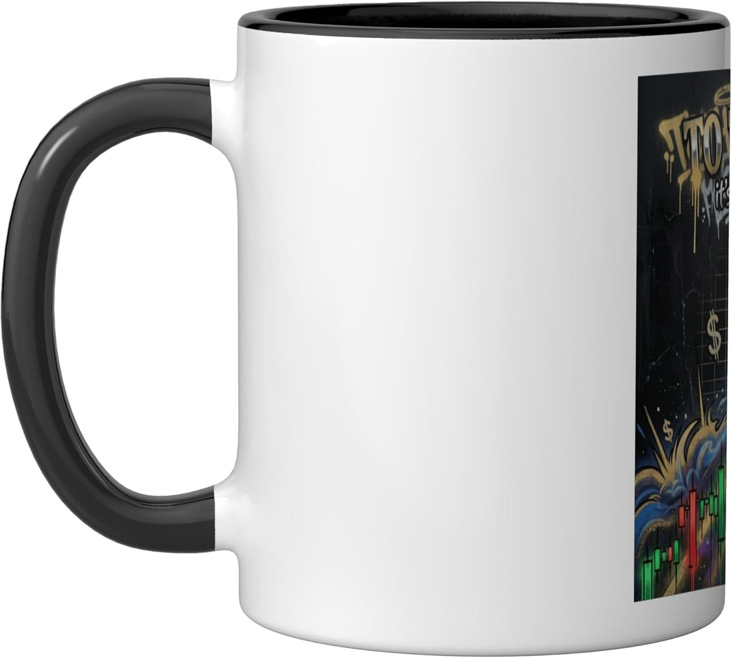 Taza cerámica SPX Meme Coin SPX6900 negra/blanca