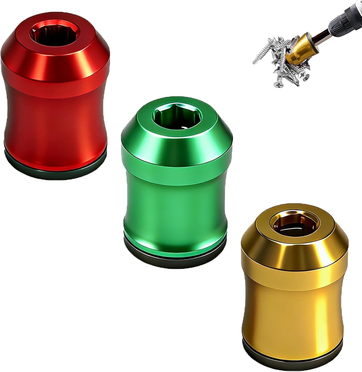 Soporte magnético anillo 1/4 pulg con cabeza extraíble