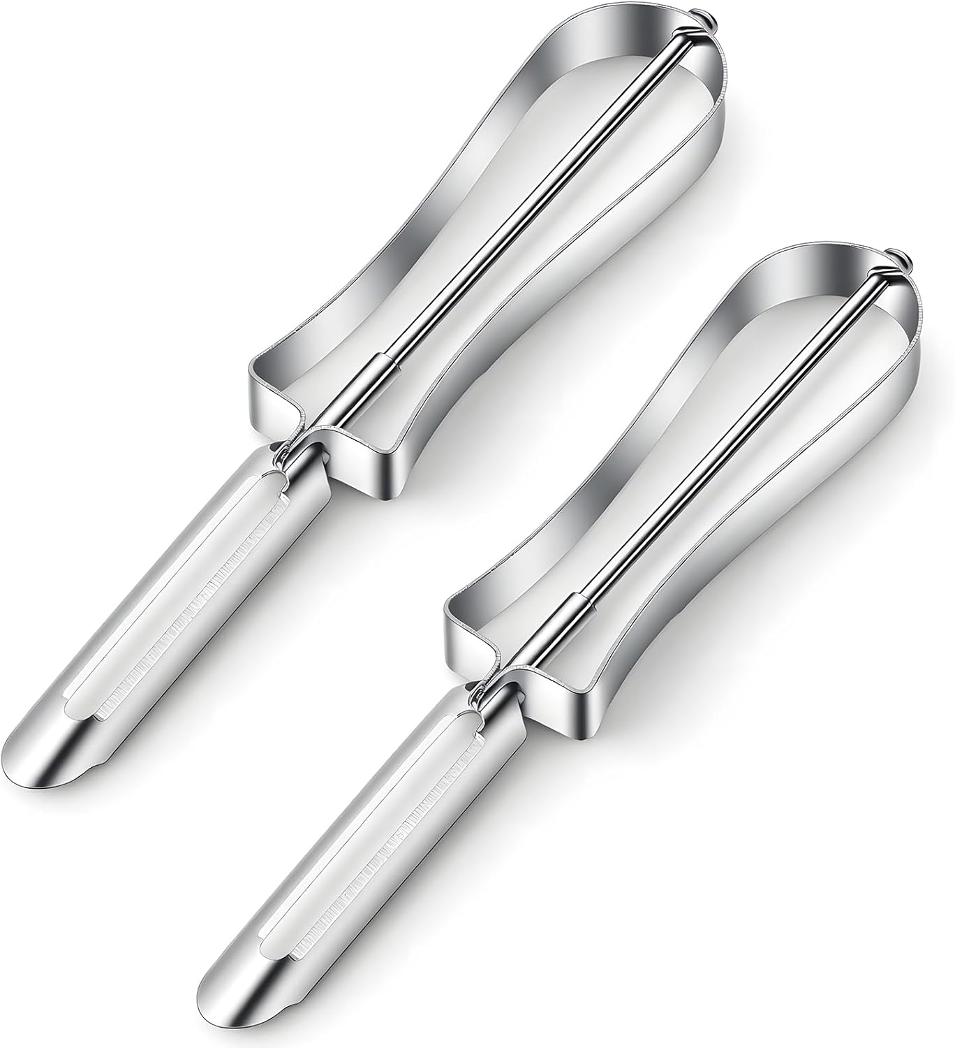 Pelador acero inox ergonómico para zanahoria patata mango