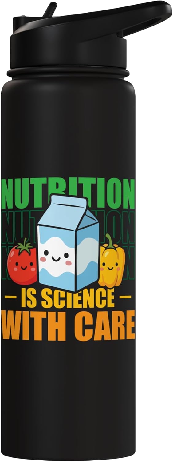 Botella agua aislada acero inox nutricionista