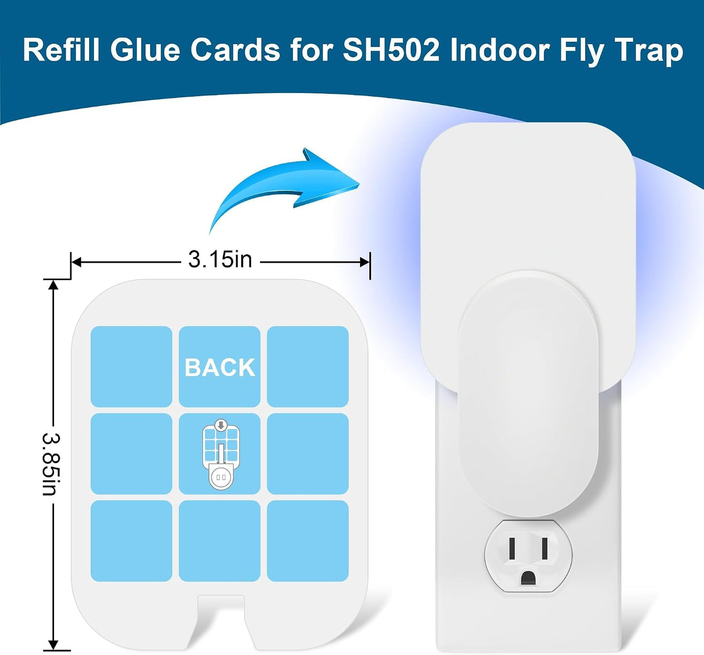48 Repuestos Trampas Moscas Comp Safer Home
