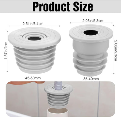 2 Pzas Sello Manguera Drenaje Lavadora Tapa Silicona