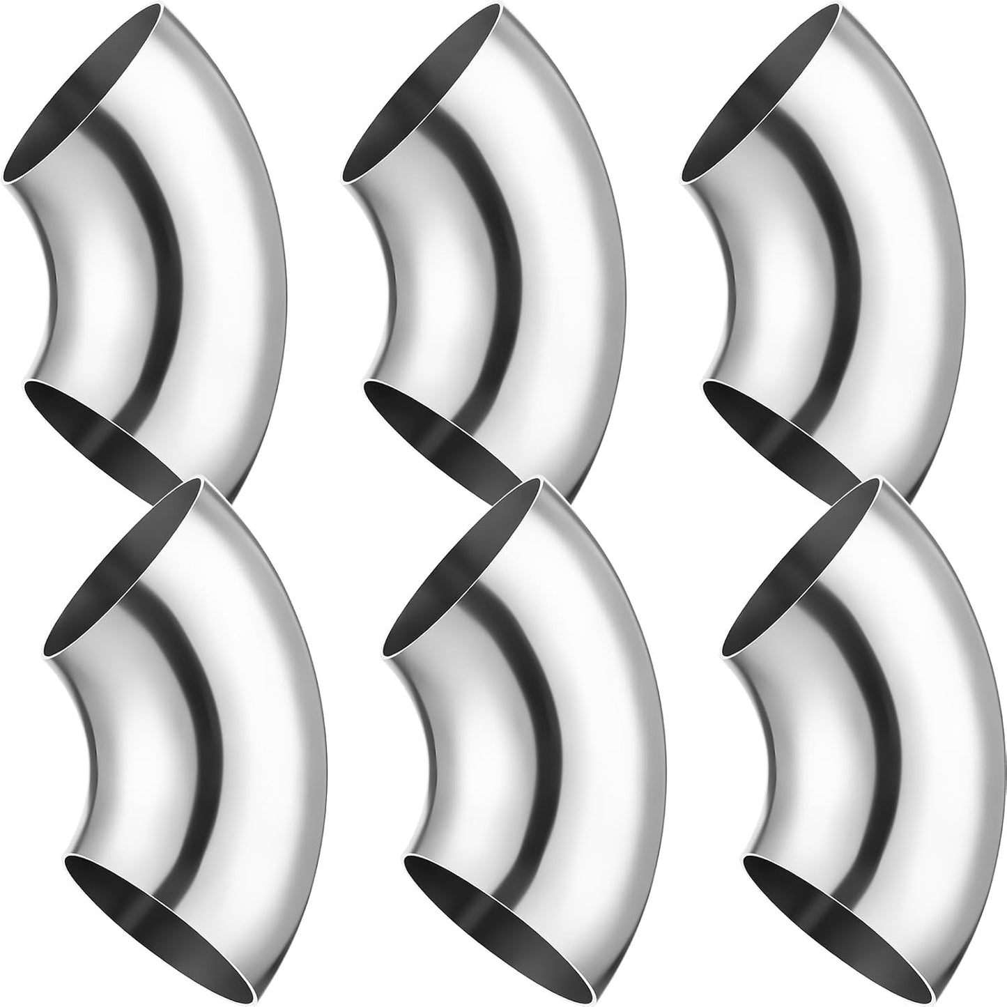 Codo curva acero inox 16GA 065pulg para tubería escalera